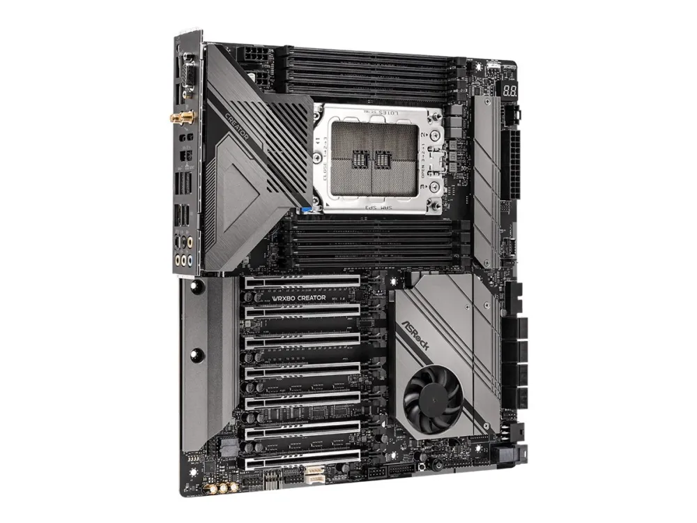 Pllakë Amë AMD ASRock WRX80 Creator R2.0 / Socket sWRX8 / E-ATX / DDR4 - Figura 2