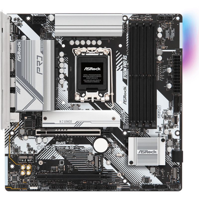 Pllakë Amë ASRock B760M Pro RS / Socket 1700 / DDR5 / mATX / HDMI+DP - Figura 5