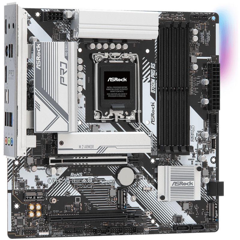 Pllakë Amë ASRock B760M Pro RS / Socket 1700 / DDR5 / mATX / HDMI+DP - Figura 2