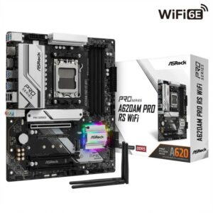 Pllakë Amë AMD AM5 ASRock A620AM Pro RS WiFi / mATX / DDR5 / HDMI+DP