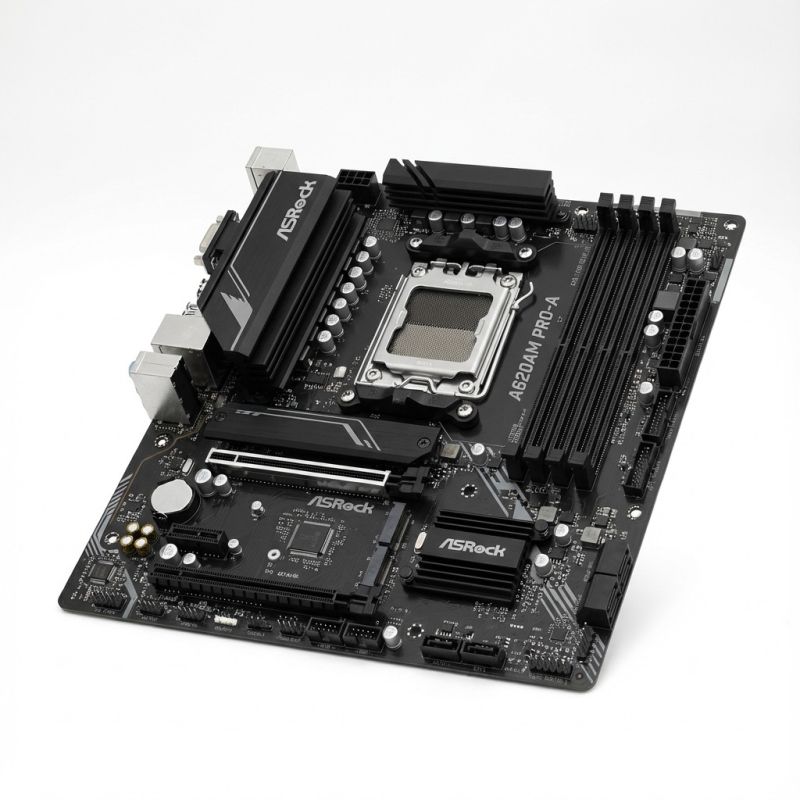 Pllakë Amë AMD AM5 ASRock A620AM Pro‑A / mATX / DDR5 / HDMI