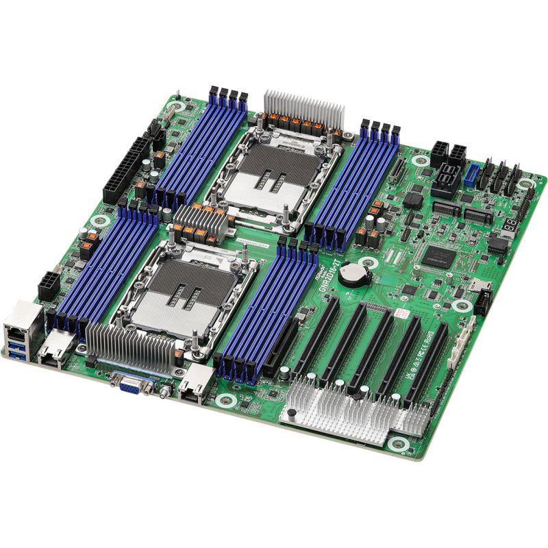Pllakë Amë ASRock / GNR2D16-2T / EEB / Dual Socket 4710 / Single - Figura 2