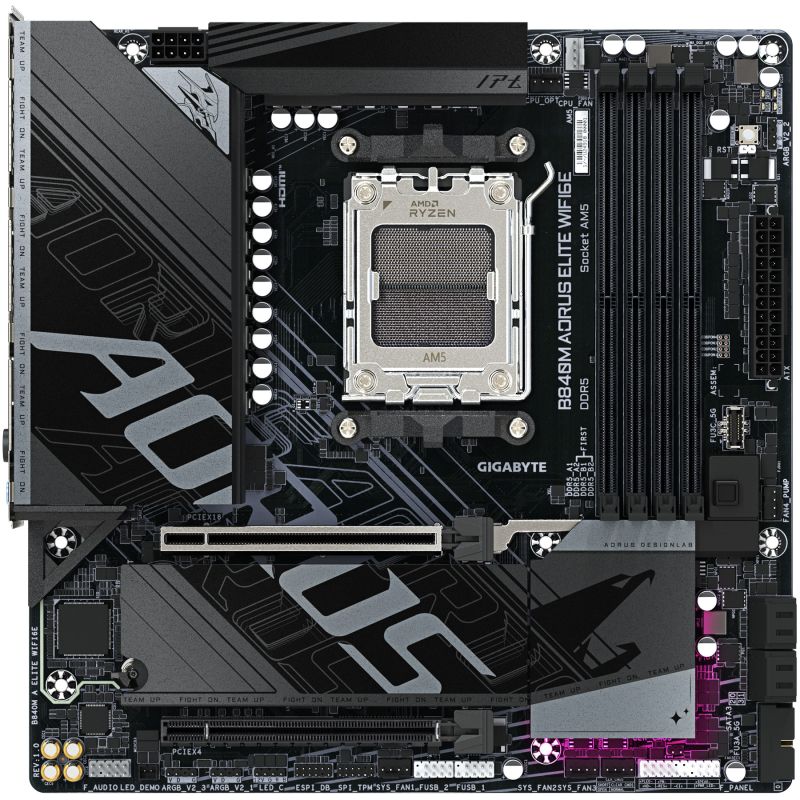 Pllakë Amë AMD AM5 Gigabyte B840M Elite WIFI6E / mATX / DDR5 / HDMI+DP