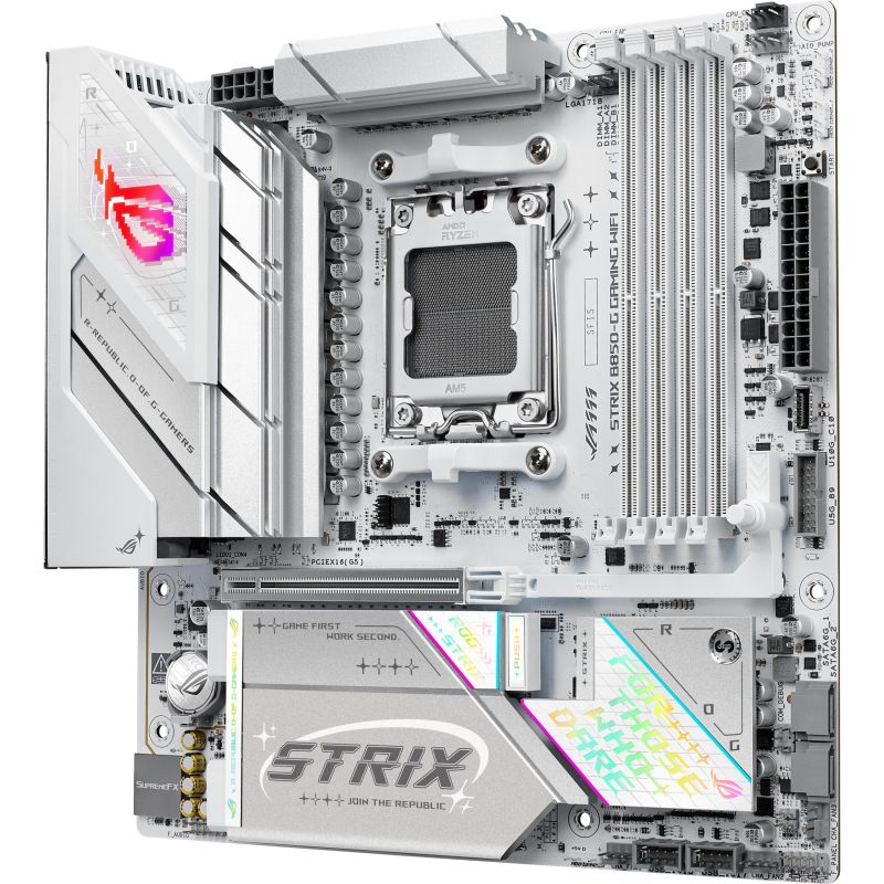Pllakë Amë AMD AM5 ASUS ROG STRIX B850‑G GAMING WIFI / DDR5 / mATX / HDMI+DP