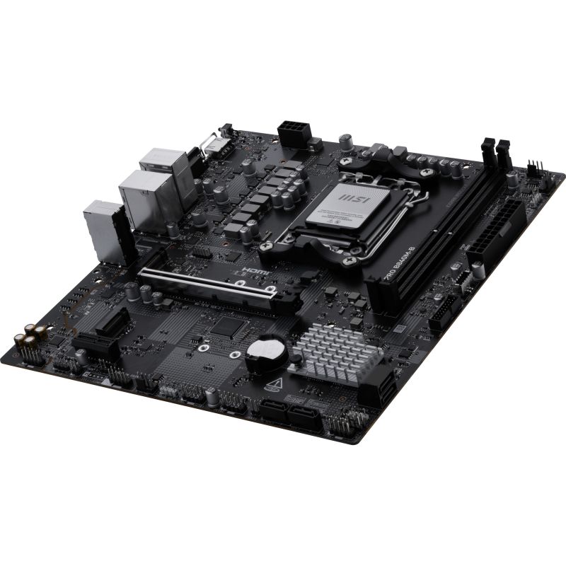 Pllakë Amë AMD AM5 MSI B840M B Pro / DDR5 / mATX / HDMI - Figura 4