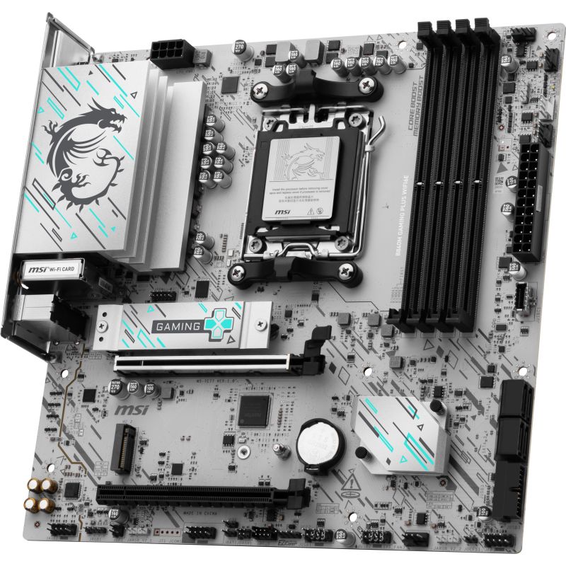 Pllakë Amë AMD AM5 MSI B840M Gaming Plus / DDR5 / mATX / HDMI+DP - Figura 3