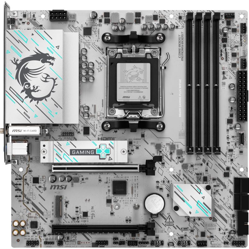 Pllakë Amë AMD AM5 MSI B840M Gaming Plus / DDR5 / mATX / HDMI+DP