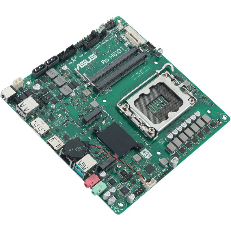 Pllakë Amë Intel ASUS PRO H810T‑CSM / LGA 1851 / Thin Mini‑ITX / DDR5 / HDMI+DisplayPort - Figura 3