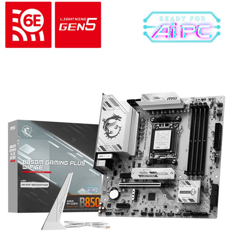 Pllakë Amë AMD AM5 MSI B850M Gaming Plus / mATX / DDR5 / HDMI