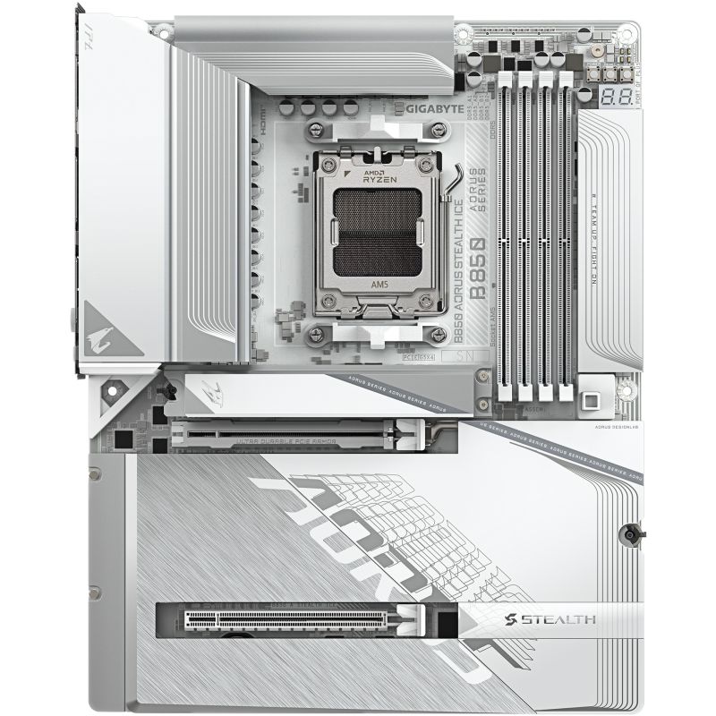 Pllakë Amë AMD AM5 Gigabyte GA-B850 A STEALTH ICE / DDR5 / ATX / HDMI - Figura 5