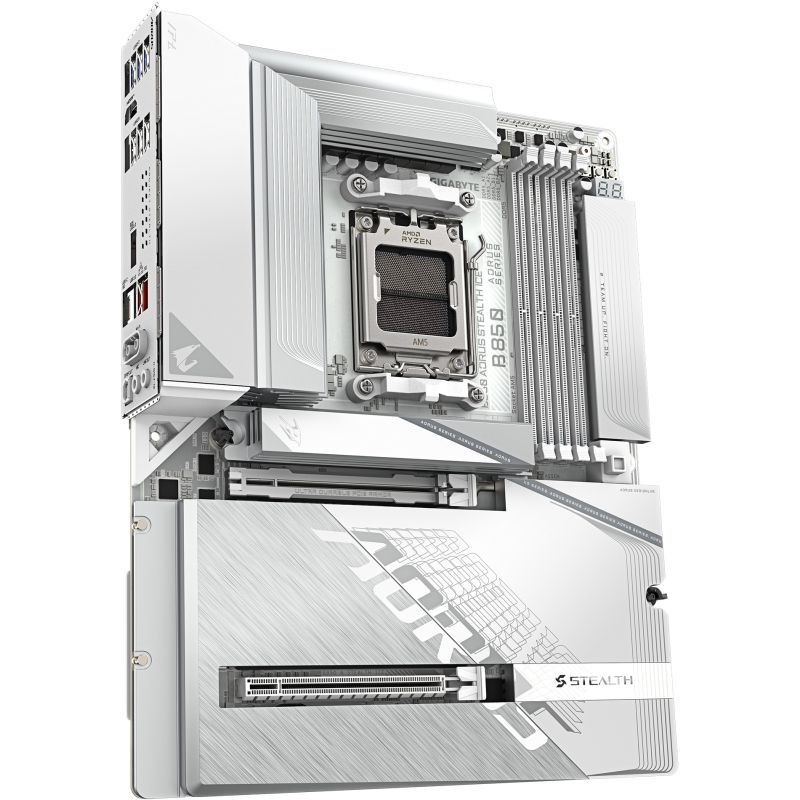 Pllakë Amë AMD AM5 Gigabyte GA-B850 A STEALTH ICE / DDR5 / ATX / HDMI - Figura 3