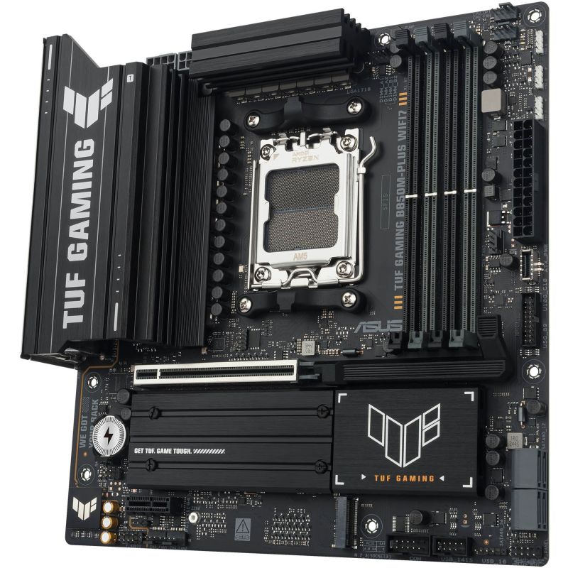 Pllakë Amë AMD AM5 ASUS TUF GAMING B850M-PLUS WIFI7 / DDR5 / mATX / HDMI+DP - Figura 3