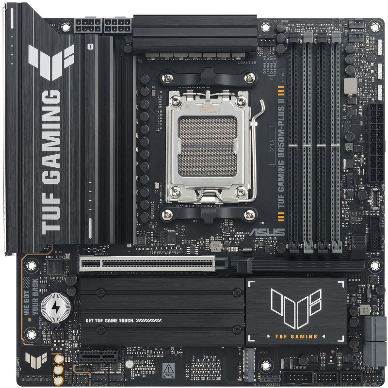 Pllakë Amë AMD AM5 ASUS TUF GAMING B850M-PLUS II / DDR5 / mATX / HDMI+DP