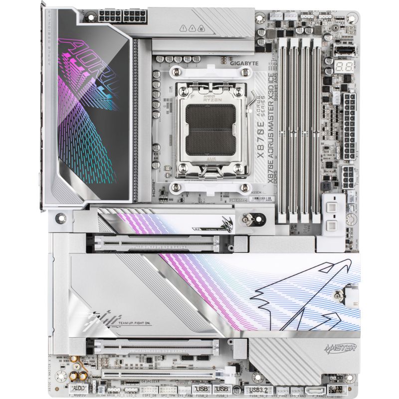 Pllakë Amë AMD AM5 Gigabyte X870E AORUS MASTER X ICE / ATX / DDR5 / HDMI - Figura 3