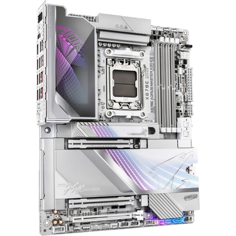 Pllakë Amë AMD AM5 Gigabyte X870E AORUS MASTER X ICE / ATX / DDR5 / HDMI - Figura 2