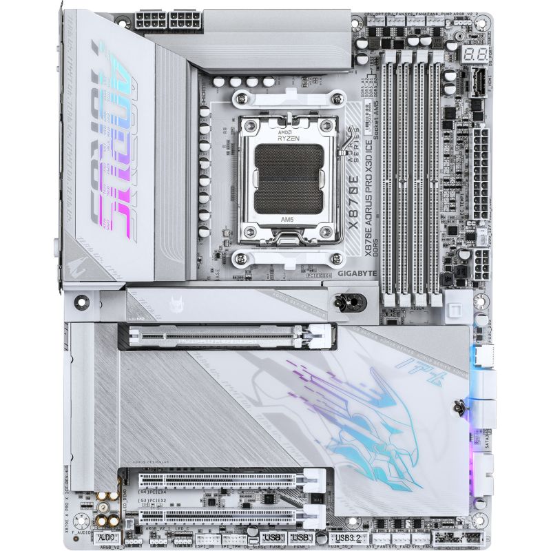 Pllakë Amë AMD AM5 Gigabyte X870E AORUS PRO X ICE / ATX / DDR5 / HDMI+DP - Figura 3