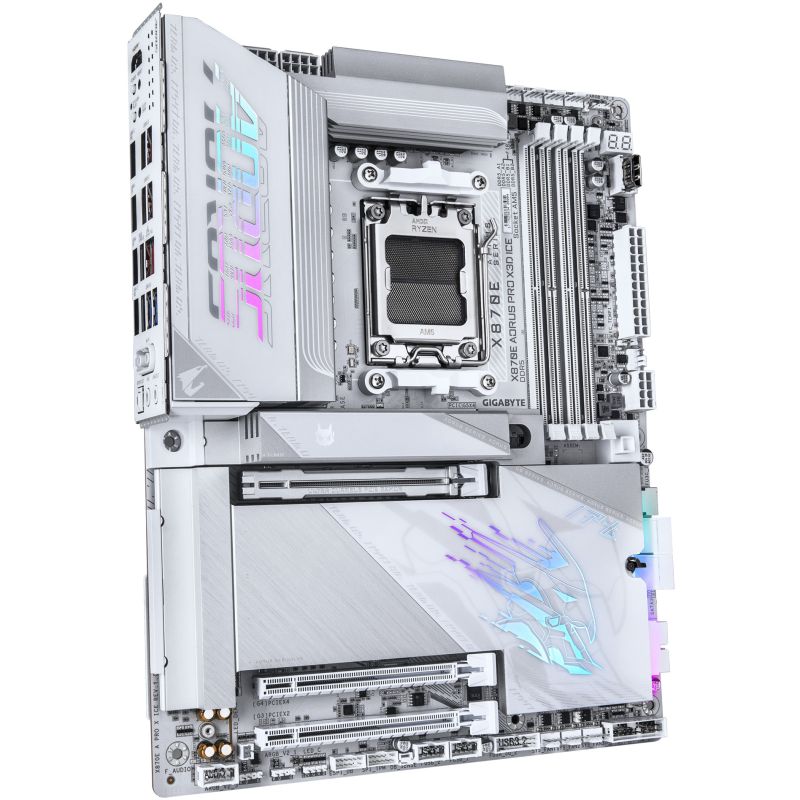 Pllakë Amë AMD AM5 Gigabyte X870E AORUS PRO X ICE / ATX / DDR5 / HDMI+DP - Figura 2