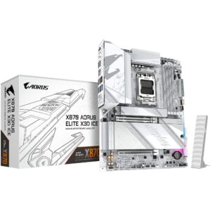 Pllakë Amë AMD AM5 Gigabyte X870 AORUS ELITE X3D ICE / DDR5 / ATX / HDMI