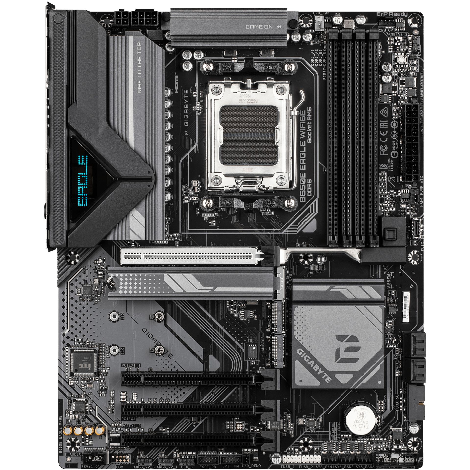Pllakë Amë AMD AM5 GIGABYTE B650E EAGLE WF6E / DDR5 / ATX / HDMI+DP - Figura 2