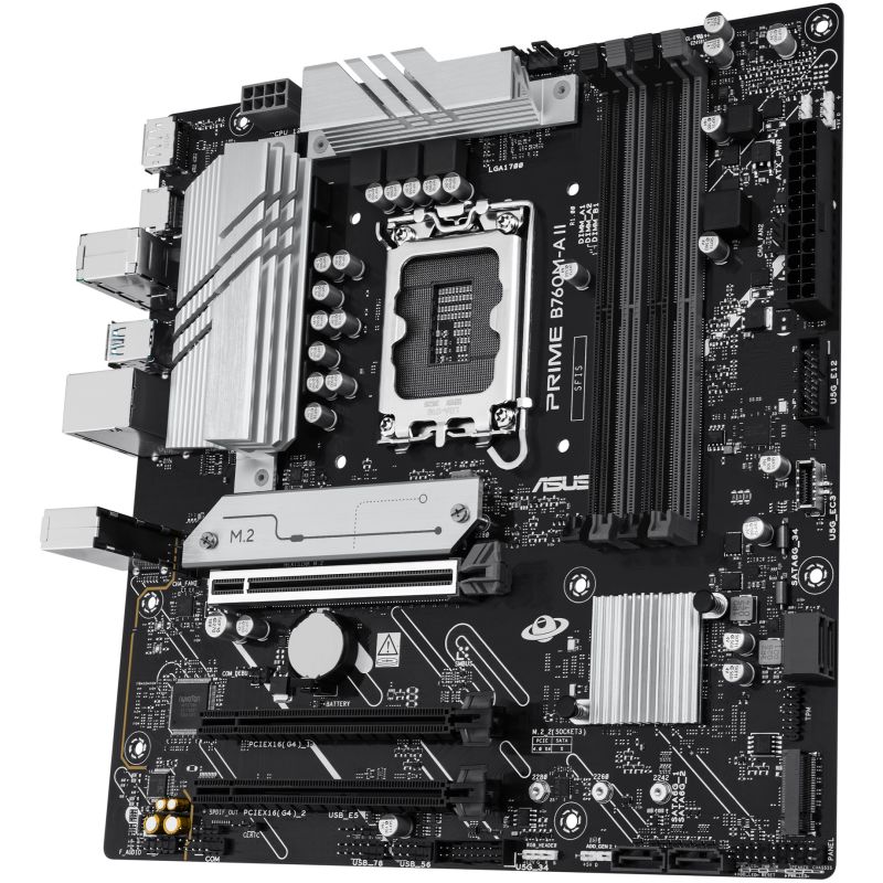 Pllakë Amë Intel ASUS PRIME B760M‑A II‑CSM / LGA 1700 / mATX / DDR5 / HDMI+DP - Figura 3