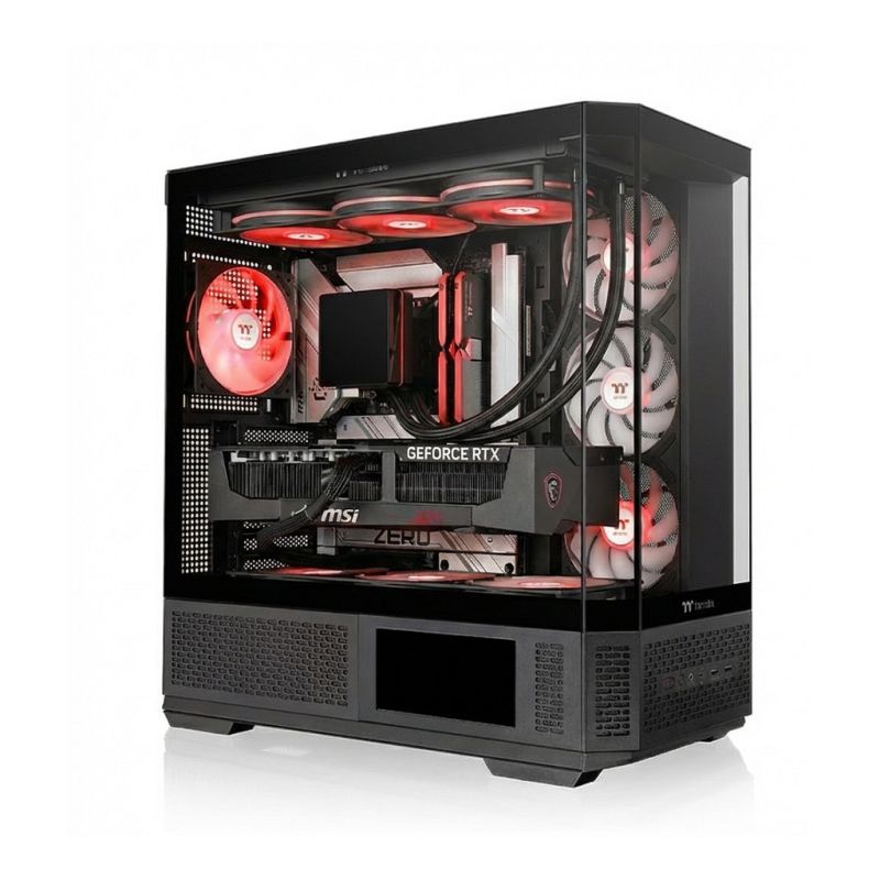 Kasë Midi Tower Thermaltake / View 370 TG ARGB - Zezë