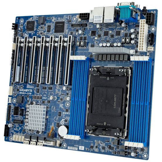 Pllakë Amë Server Gigabyte MS03‑CE0 ATX / Intel C741 / LGA 4677 / DDR5 - Figura 3