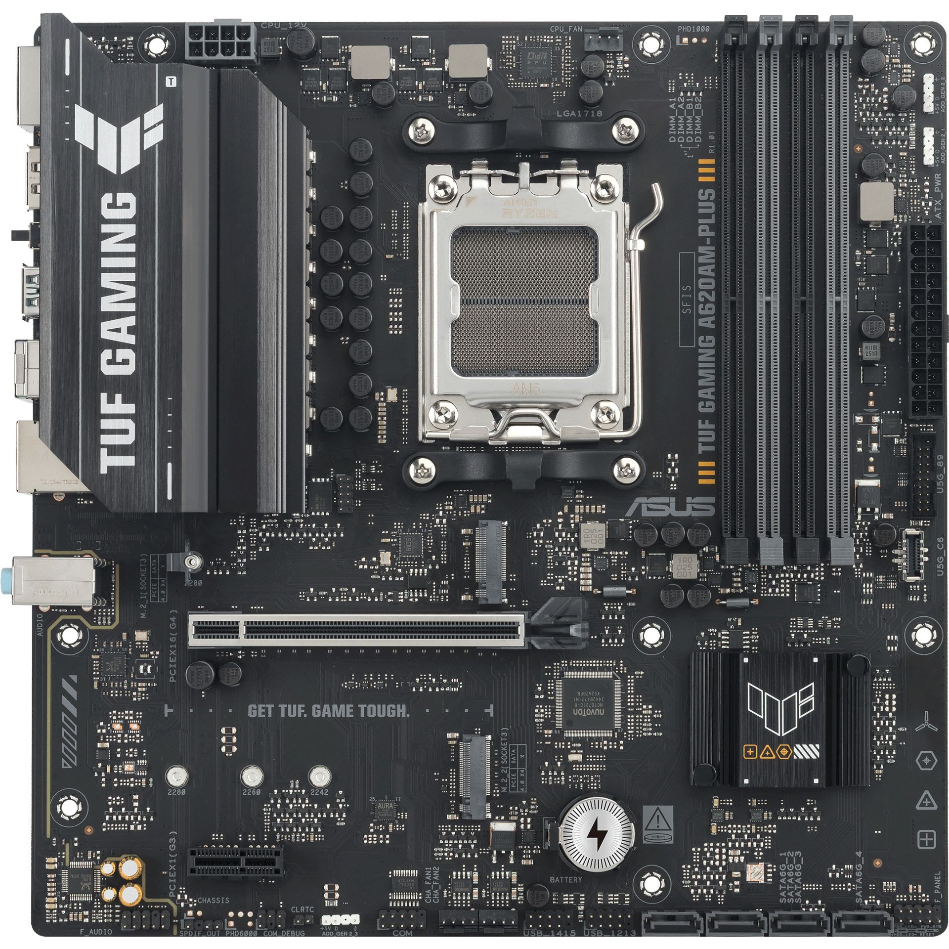 Pllakë Amë AMD AM5 ASUS TUF GAMING A620AM-PLUS / DDR5 / mATX / HDMI+DP