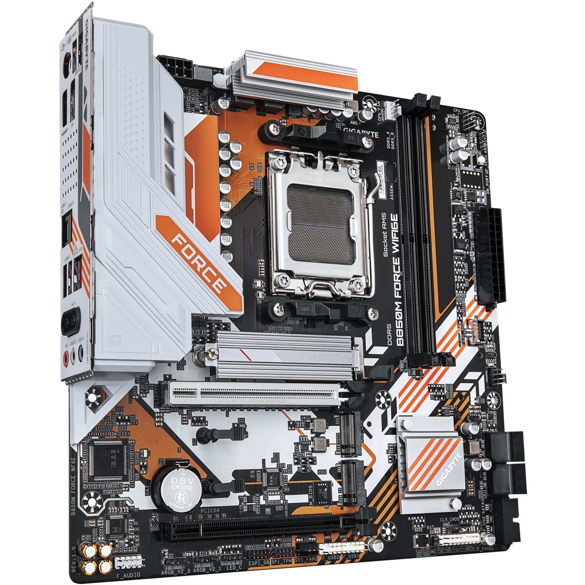 Pllakë Amë AMD AM5 Gigabyte B850M FORCE WF6E / DDR5 / mATX / HDMI - Figura 3