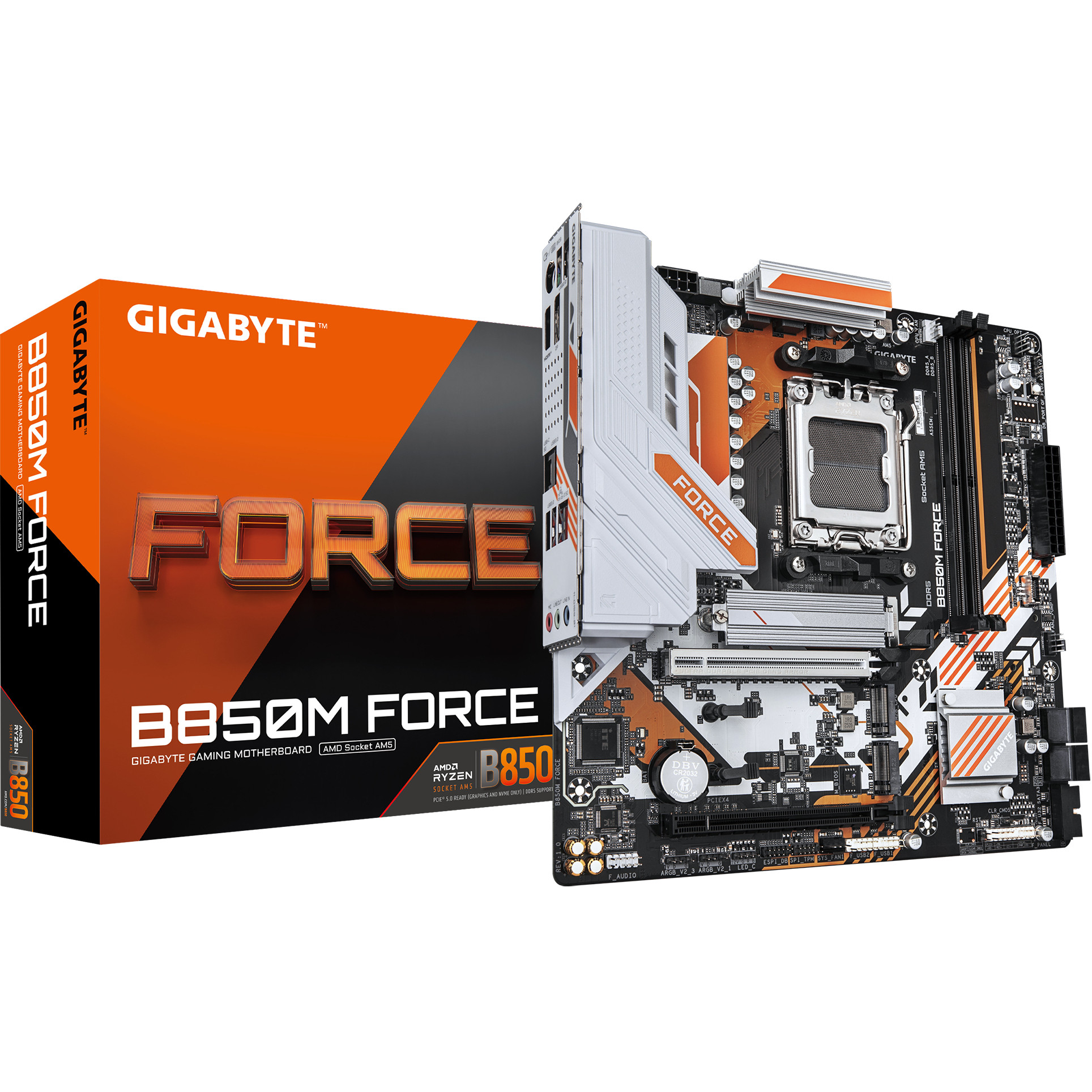 Pllakë Amë AMD AM5 Gigabyte B850M FORCE / mATX / DDR5 / HDMI+DP