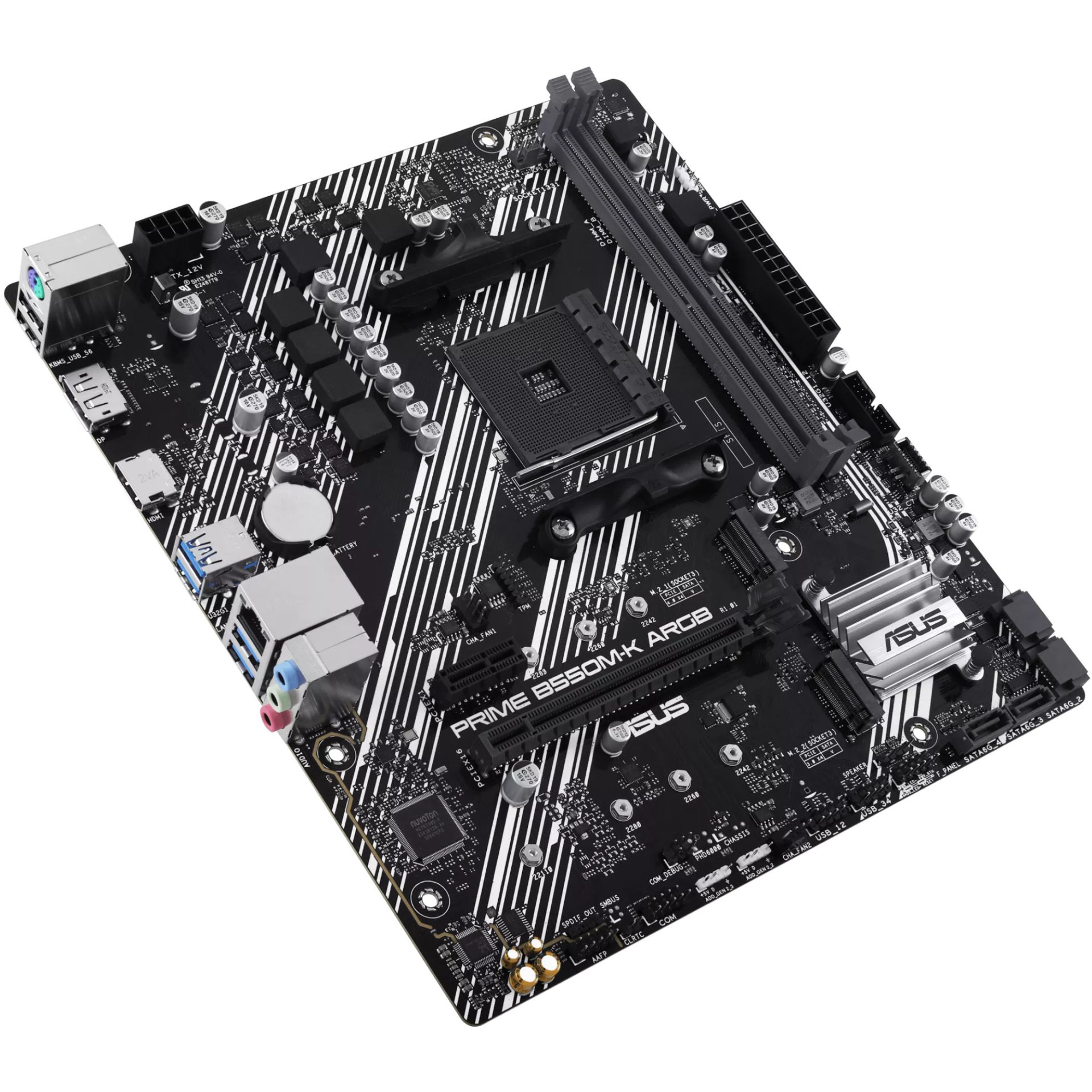 Pllakë Amë AMD AM4 ASUS PRIME B550M-K ARGB / DDR4 / mATX / HDMI+DP - Figura 5