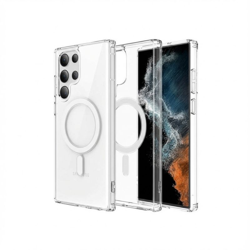 Aksesorë për telefon Clear Magnet Case Samsung Galaxy Fold7 / Protective Cover - Transparente