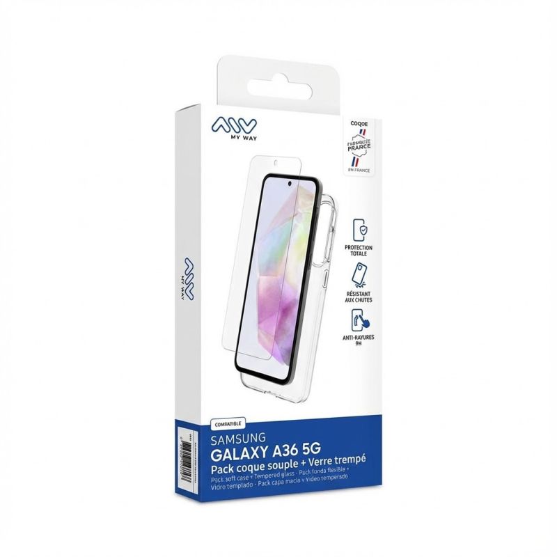 Aksesorë për telefon Samsung Galaxy A36 / Compatible Accessories / EU Version - Transparente