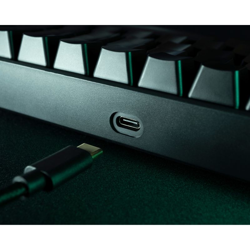 Tastierë Gaming Deltaco DK440R Wireless / QWERTZ / German Language - Zezë - Figura 3