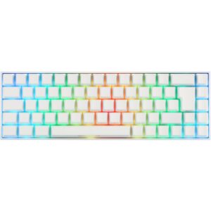 Tastierë Gaming Deltaco WK95R Wireless RGB Wired & Wireless / German Layout - Bardhë