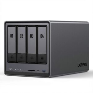 UGREEN NASync DXP4800 Plus 4-Bay NAS me Intel Pentium Gold 8505, 8GB DDR5, 10GbE + 2.5GbE dhe NVMe SSD Cache