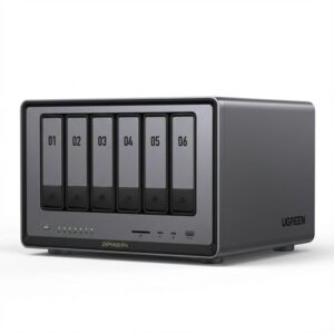 UGREEN NASync DXP6800 Pro 6-Bay NAS me Intel Core i5-1235U, 8GB DDR5, Dual 10GbE dhe NVMe SSD Cache