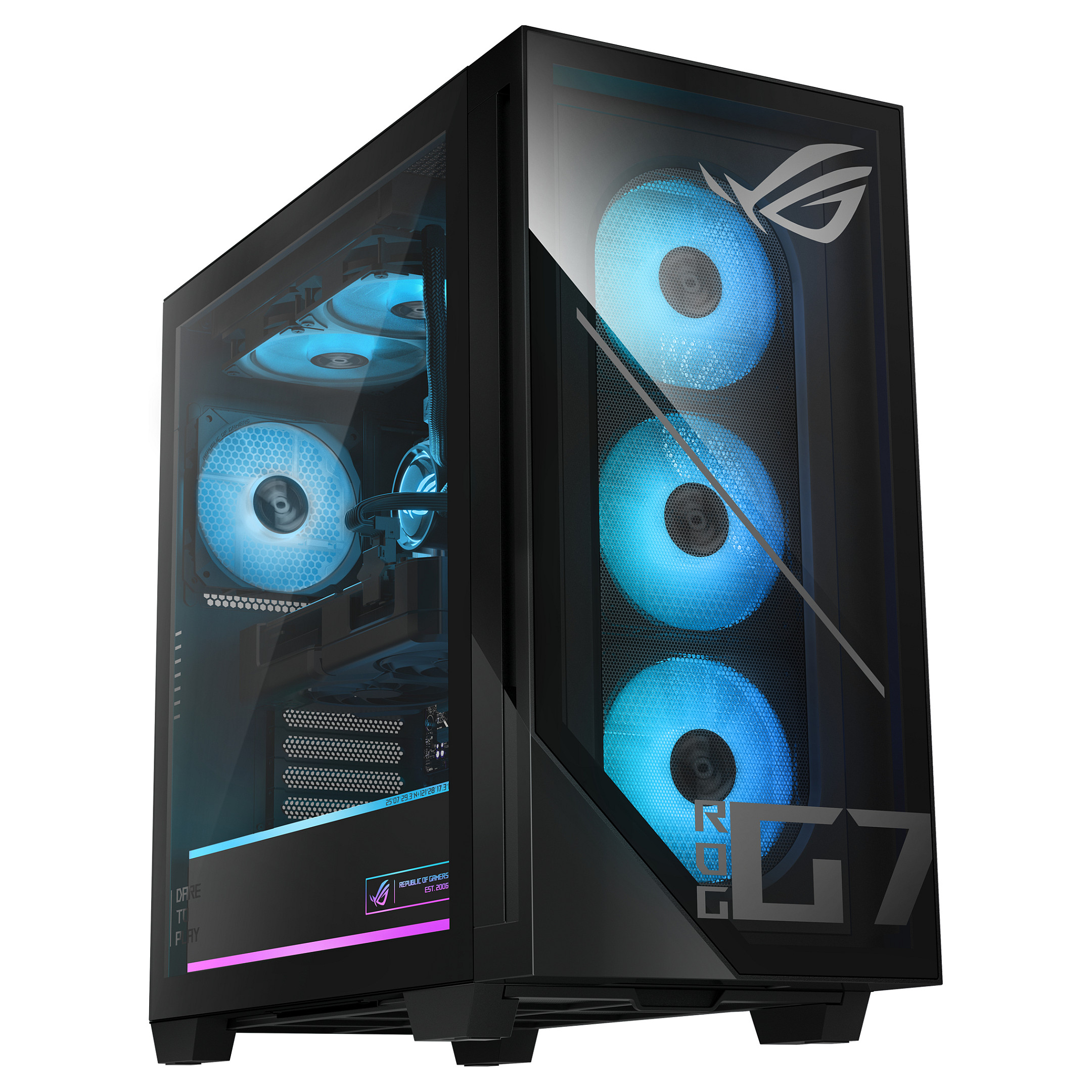 Kompjuter Gaming ASUS ROG G700 U7-265F / Ultra 7 265F / 64GB DDR5 / 2TB / RTX 5070 Ti - Zezë