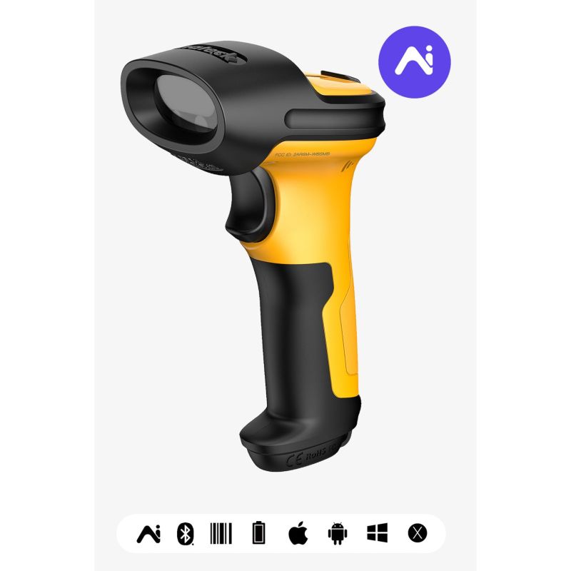 Skaner Inateck BCST-P6-AI Barcode - Zezë/Verdhë