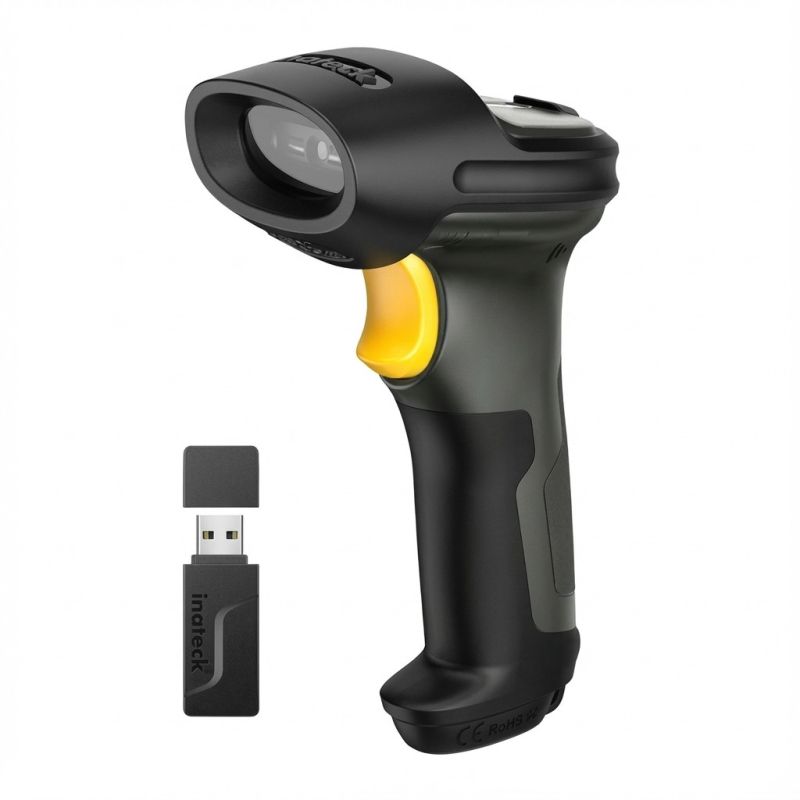 Skaner Inateck BCST-P7 Barcode Wireless - Gri e Errët