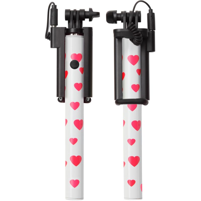 Aksesorë ultron Selfie-Stick Hot Shot Heart - Bardhë/Rozë - Figura 2