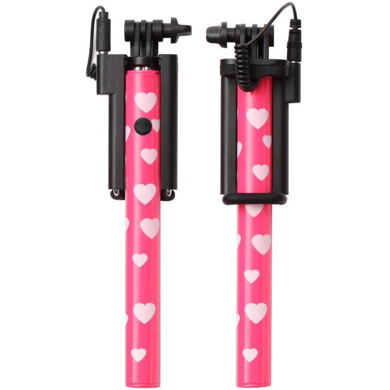 Aksesorë ultron Selfie-Stick Hot Shot Heart - Rozë/Bardhë - Figura 2