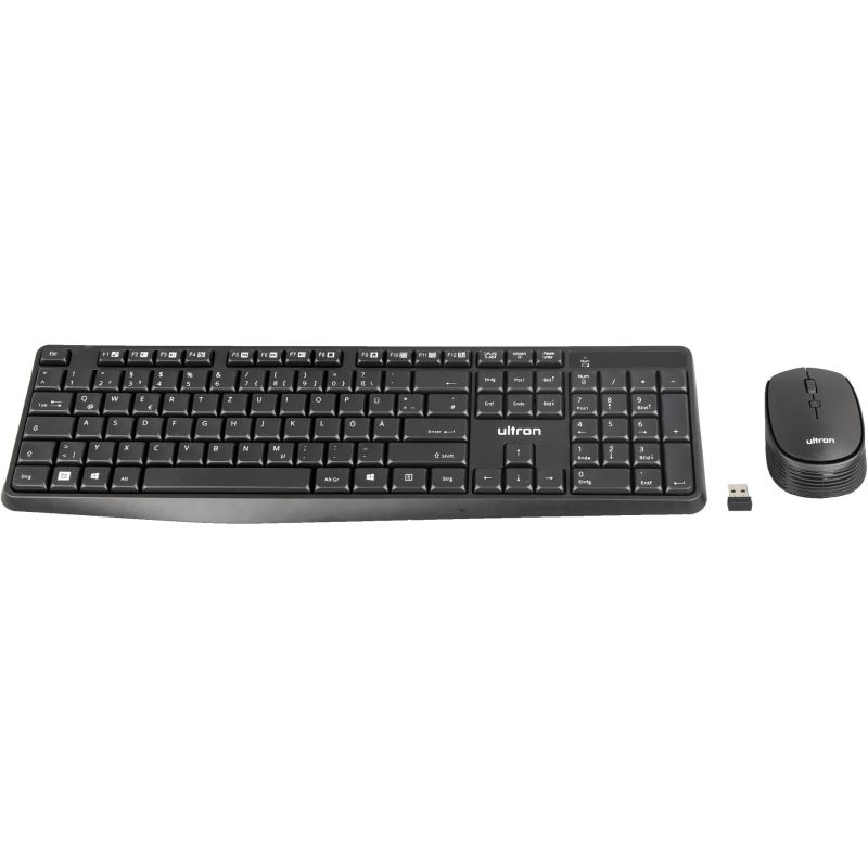 Combo (Tastierë & Maus ) Ultron UMC‑300 Wireless 2‑in‑1 Set - Zezë - Figura 2