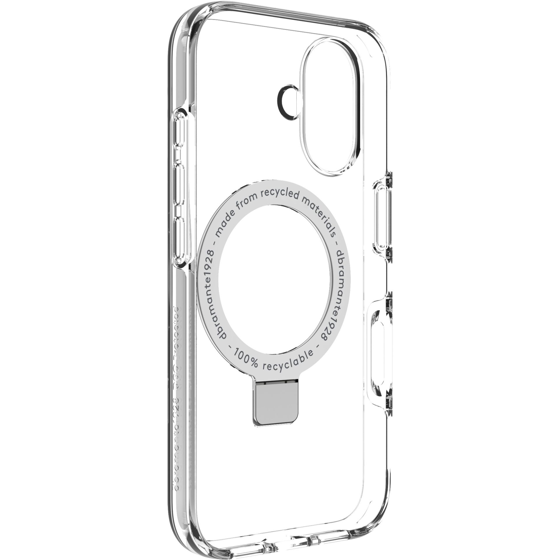 Mbrojtëse dbramante Iceland Ultra D3O me MagSafe Kickstand për iPhone 16 – Transparente - Figura 3