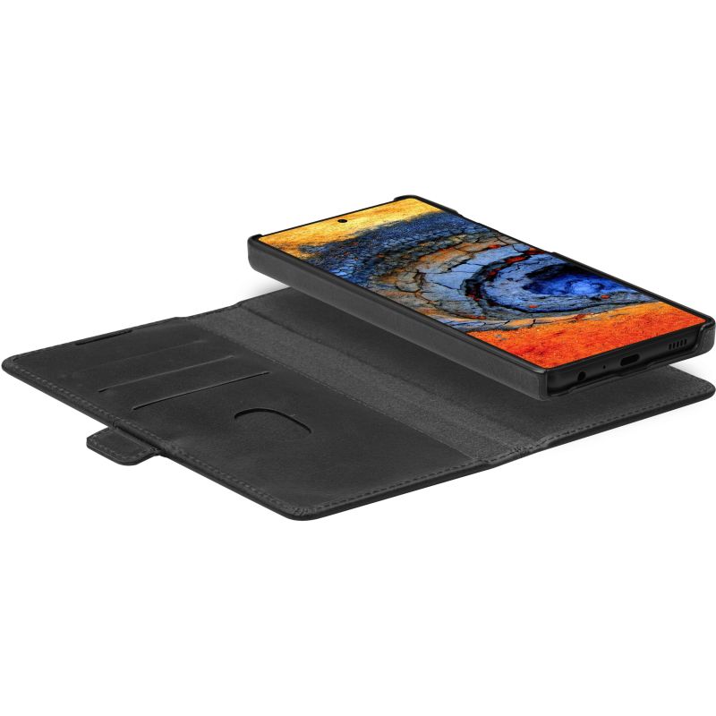 Aksesorë për telefon dbramante LYNGE Samsung Galaxy S25 Ultra / Protective Cover/ Wallet Case - Zezë - Figura 2