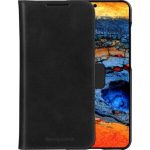 Aksesorë për telefon dbramante LYNGE Samsung Galaxy S25+ / Protective Cover / Wallet Case - Zezë