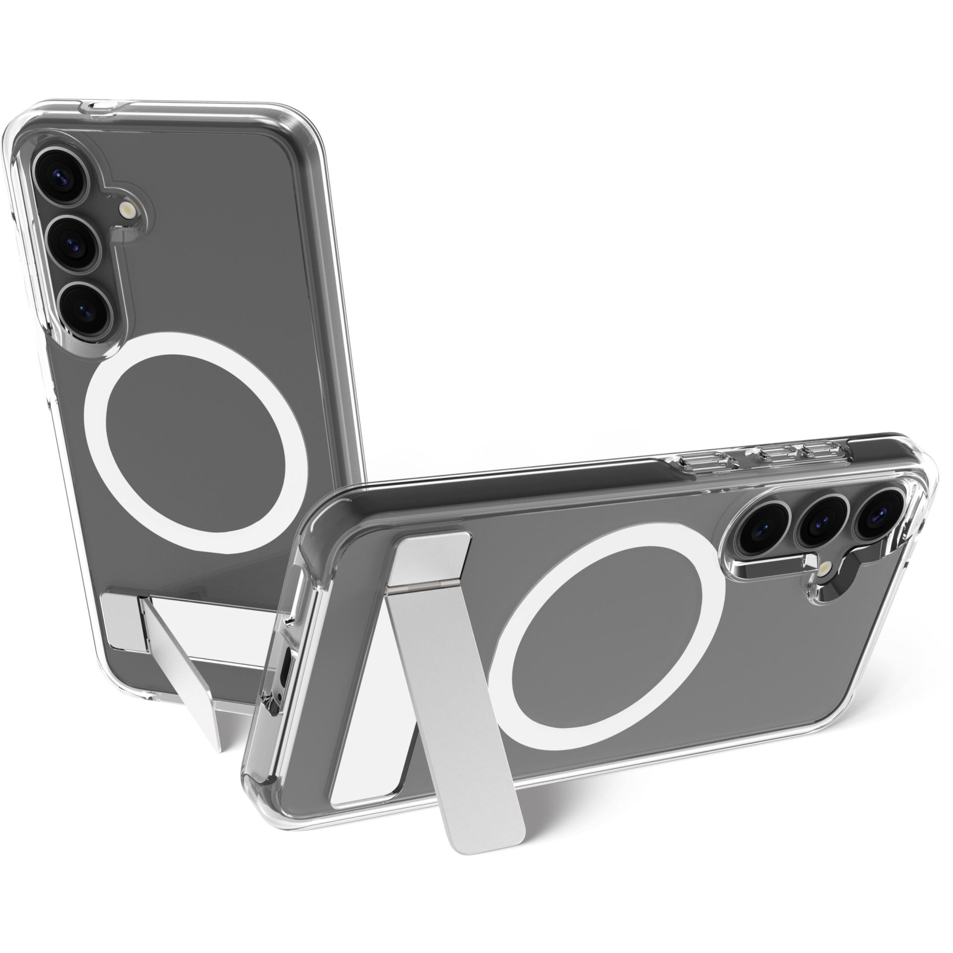Aksesorë për telefon dbramante Iceland Pro QI2 me Kickstand për Galaxy S25 – Transparente - Figura 2