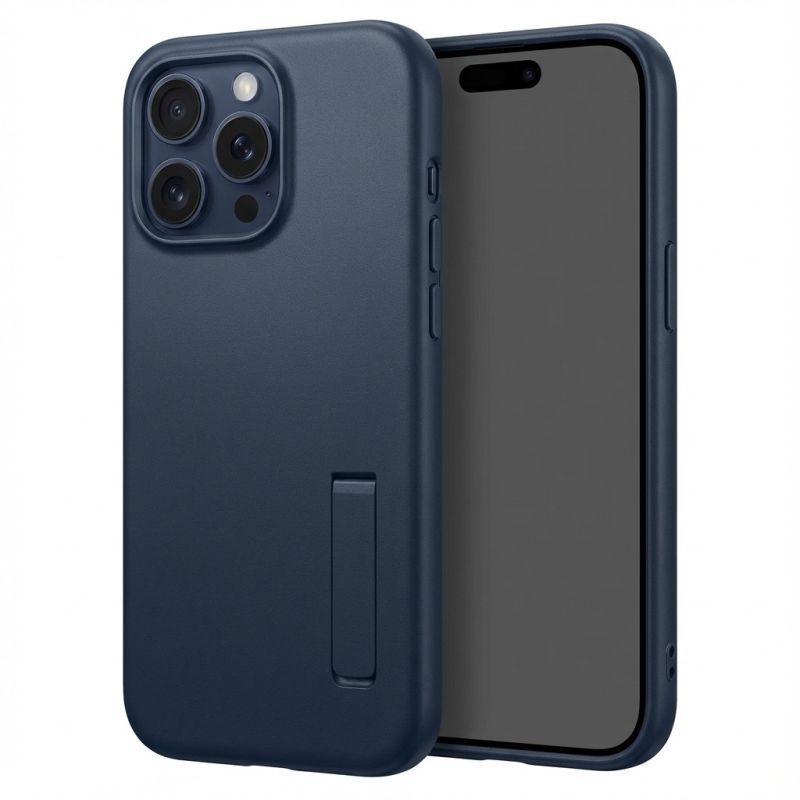 Aksesorë për telefon dbramante ROSKILDE MagSafe Kick Icon / Apple iPhone 17 Pro / Protective Cover – Blu e mbyllur