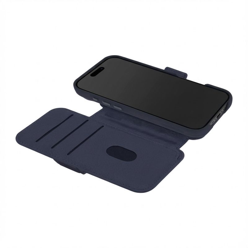 Aksesorë për telefon dbramante LYNGE MagSafe Icon / Apple iPhone 17 Air / Protective Cover / Wallet Case – Blu