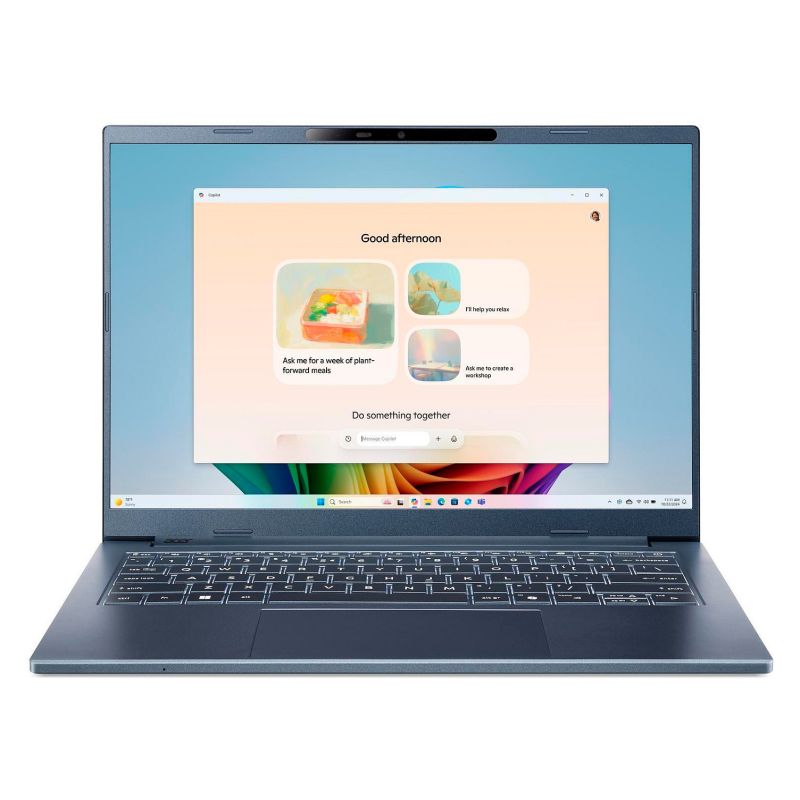 Laptop Acer Aspire / Qualcomm Snapdragon X1-26-100 / 16GB LPDDR5x / 512GB / 14" WUXGA IPS / Qualcomm Adreno GPU / DE - Blu - Figura 2