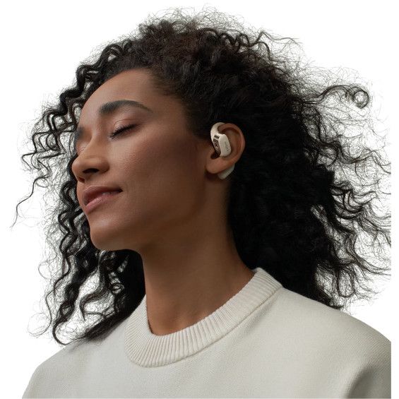 Kufje pa kabllo Shokz OpenFit Wireless Earbuds - Bezhë - Figura 5